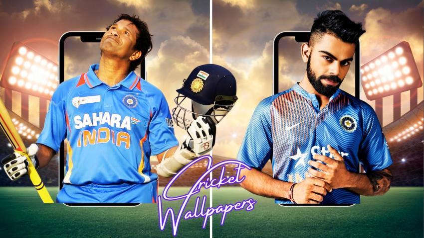 Sachin Tendulkar and Virat Kohli 4K wallpaper