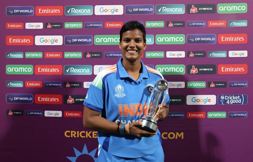 Indian cricket Deepti Sharma 4K wallpaper