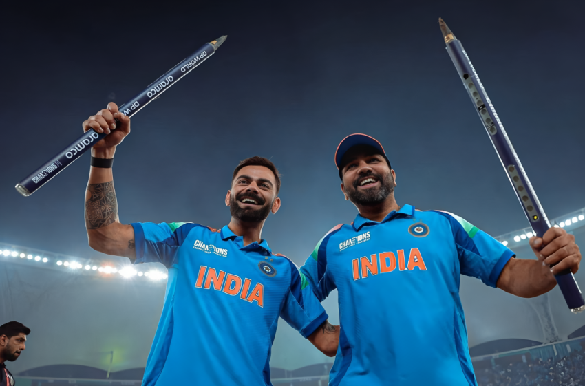 భారత క్రికెట్ రోహిత్ శర్మ మరియు విరాట్ కోహ్లీ