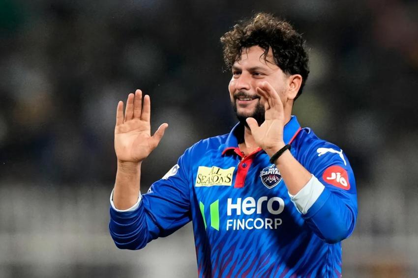 IPL 2026 Kuldeep Yadav celebrate wallpaper 4K
