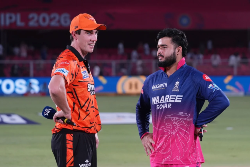 SRH vs RR Captains meeting 2026 wallpaper