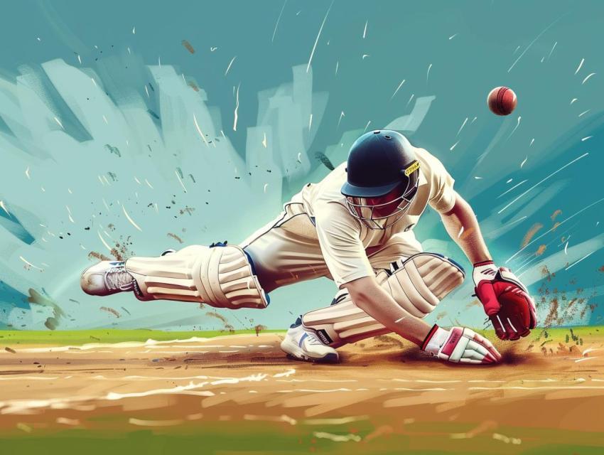 digital cricket player 4K wallpaper