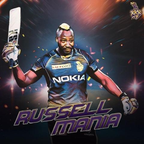 andre russell kkr wallpapers