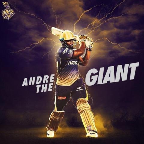 आंद्रे रसेल KKR वॉलपेपर