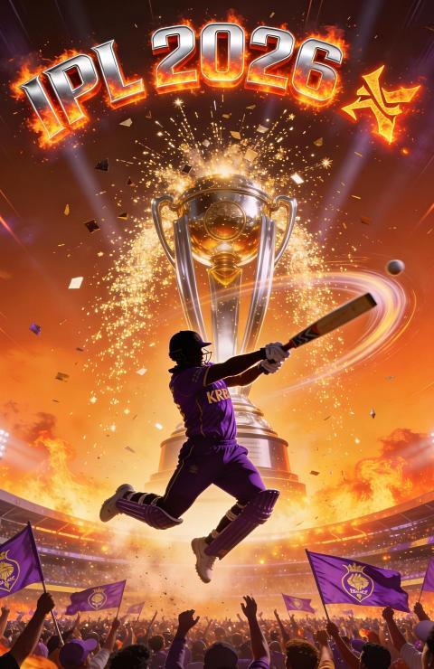 IPL 2026 KKR  Promotional poster Download
