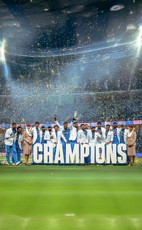 2025 ICC India Cricket Team wallpaper