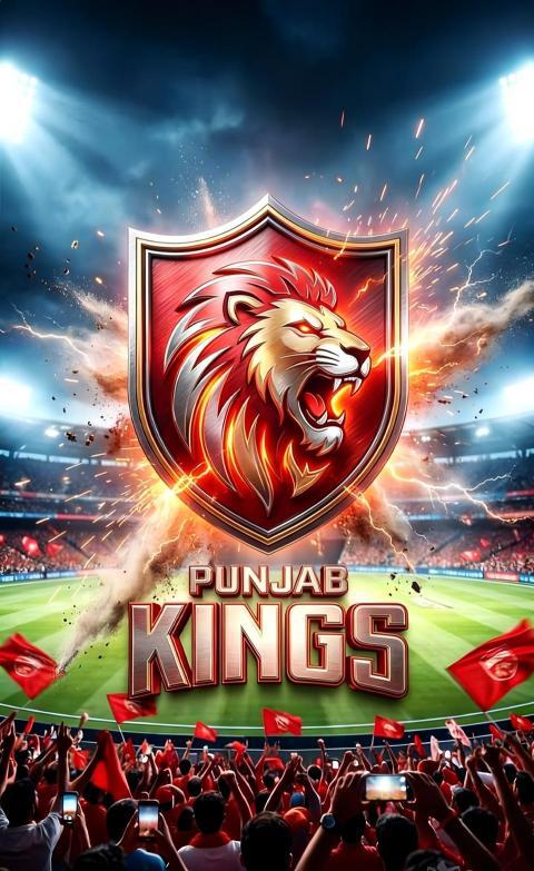 2026 IPL team Punjab Kings logo Phone wallpaper