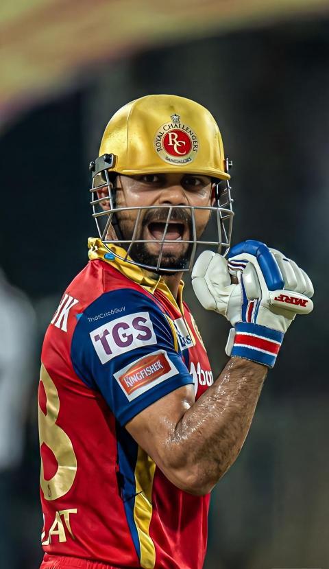 RCB Virat Kohli Mobile 4K Wallpaper Download
