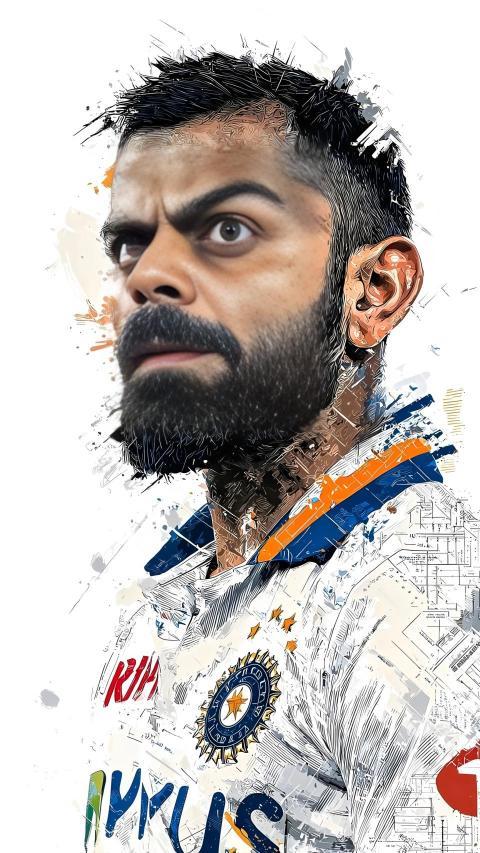 విరాట్ కోహ్లీ HD ఫోన్ వాల్‌పేపర్