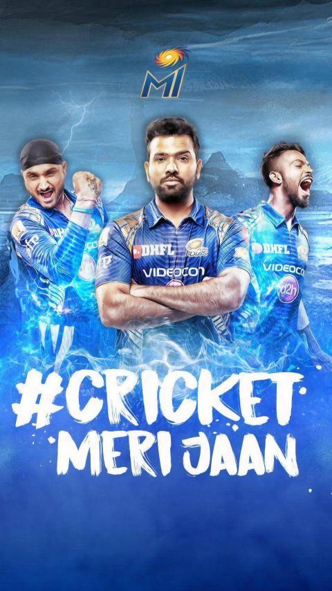 mumbai indians cricket meri jaan poster