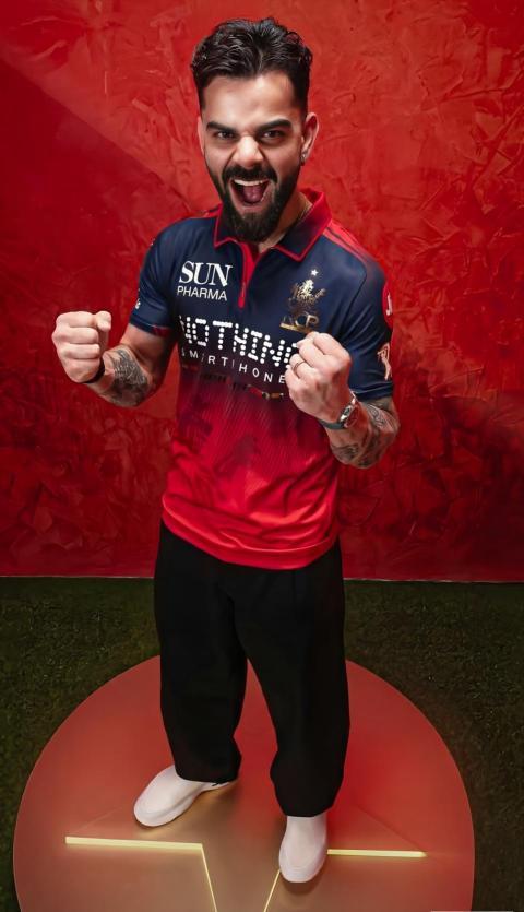RCB Virat Kohli 4K Wallpaper Download