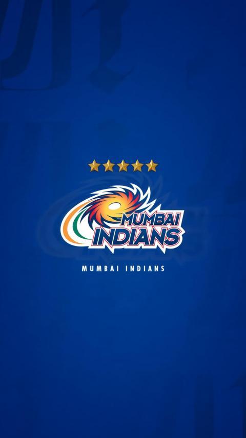 IPL Mumbai Indians logo 4K wallpaper