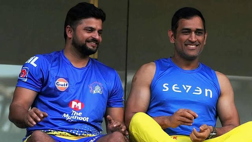 Suresh Raina and MS Dhoni 4K wallpaper