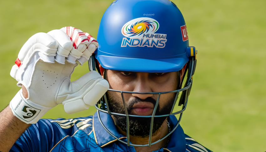 Mumbai Indians Rohit Sharma 4K PC wallpaper