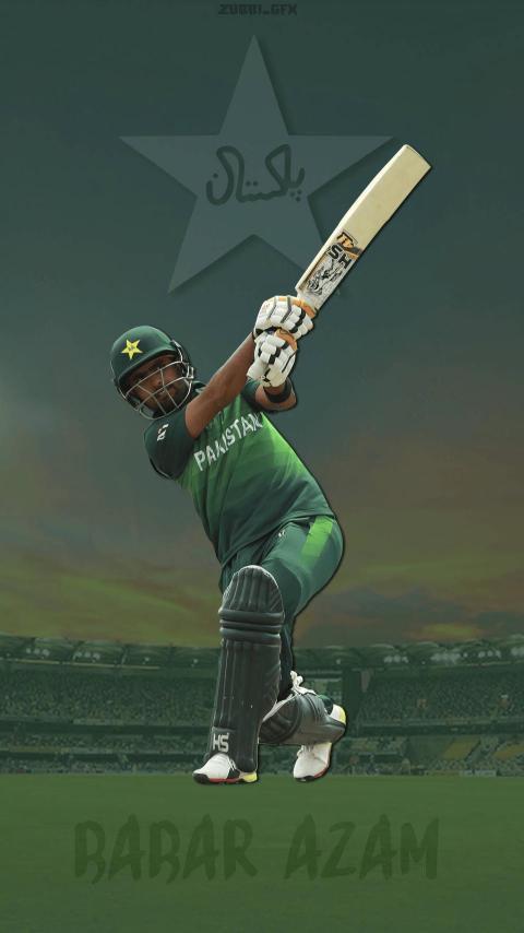 Pakistan cricket player babar azam wallpaper