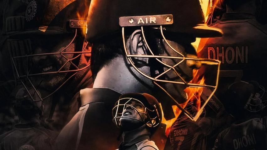 MS dhoni 4K HD digital poster
