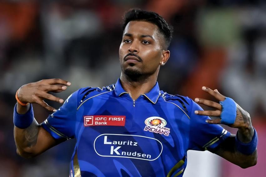 Mumbai Indians Hardik Pandya 4K wallpaper