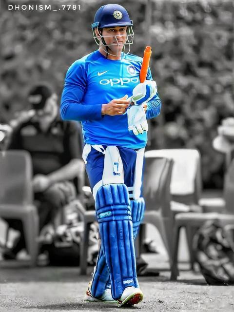 MS Dhoni 4K wallpaper