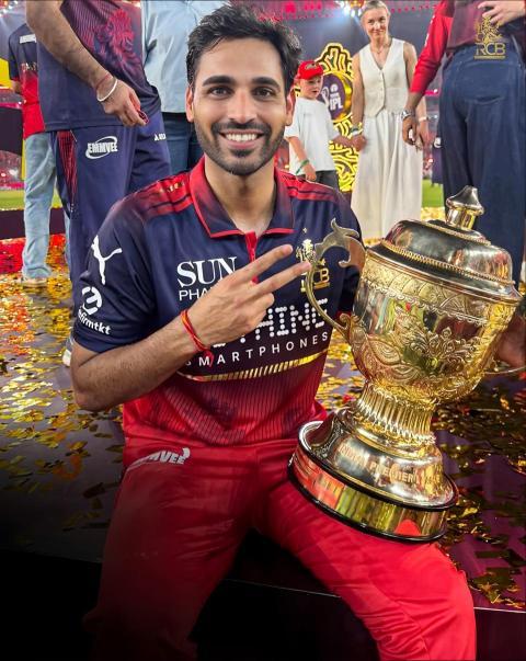 IPL 2026 champion Bhuvneshwar Kumar 4K wallpaper