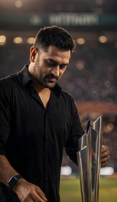 MS Dhoni 4K wallpaper Download